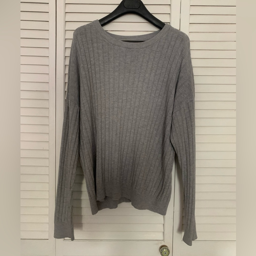 Textured Gray Longsleeve